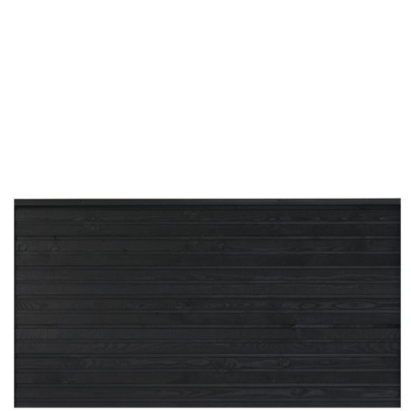 Plus Plank profilhegn 174x166 cm sort
